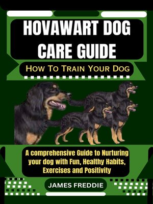 cover image of Hovawart Dog care guide